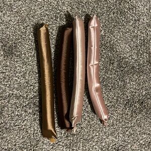 Kitsch Satin Jumbo Flexi Styling Rods - Gold, Brown, Pink